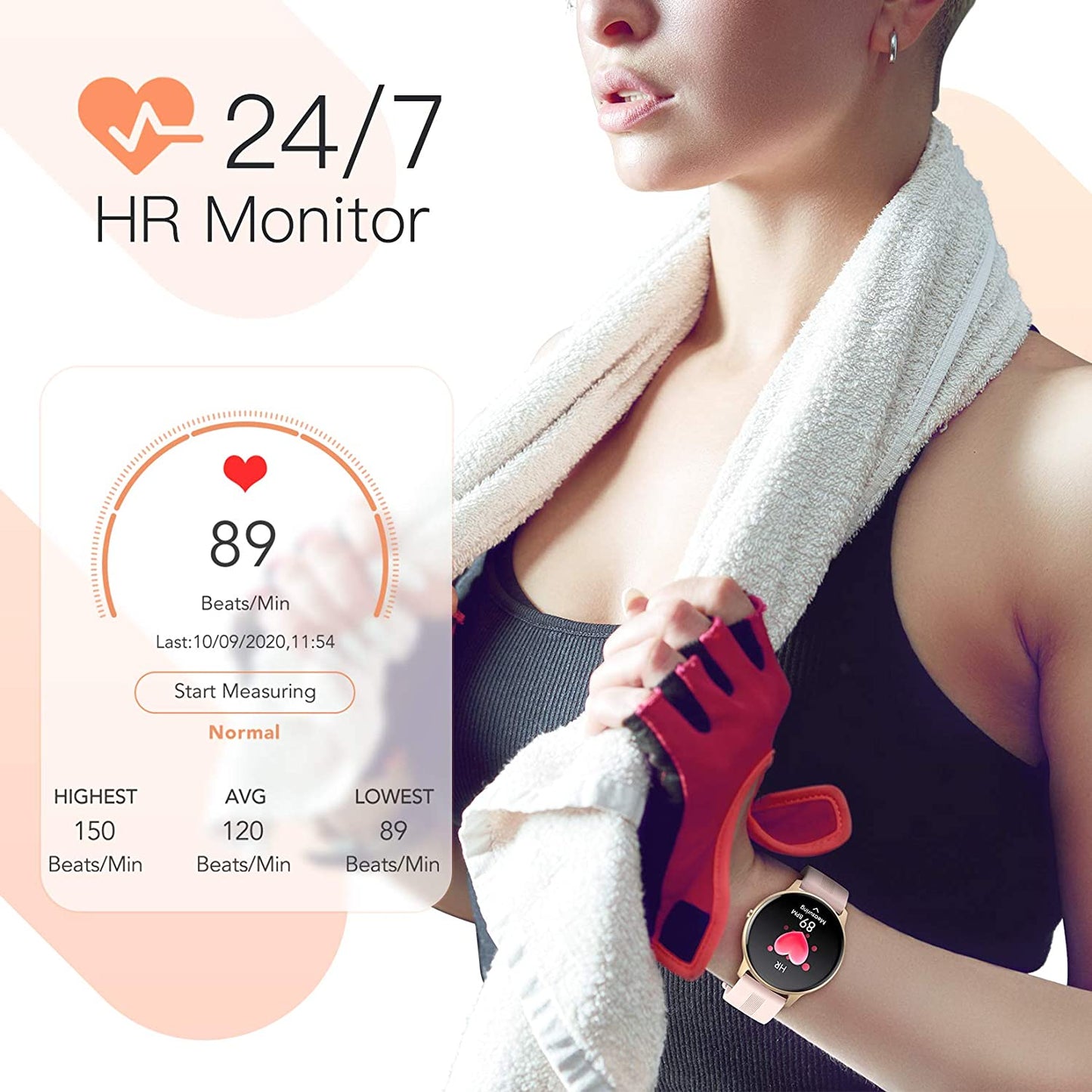 Touch Screen Activity Tracker Smart Watch